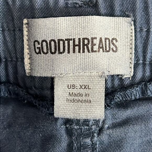 NWT Goodthreads Women’s navy Crop Chino’s size XXL - Picture 3 of 4